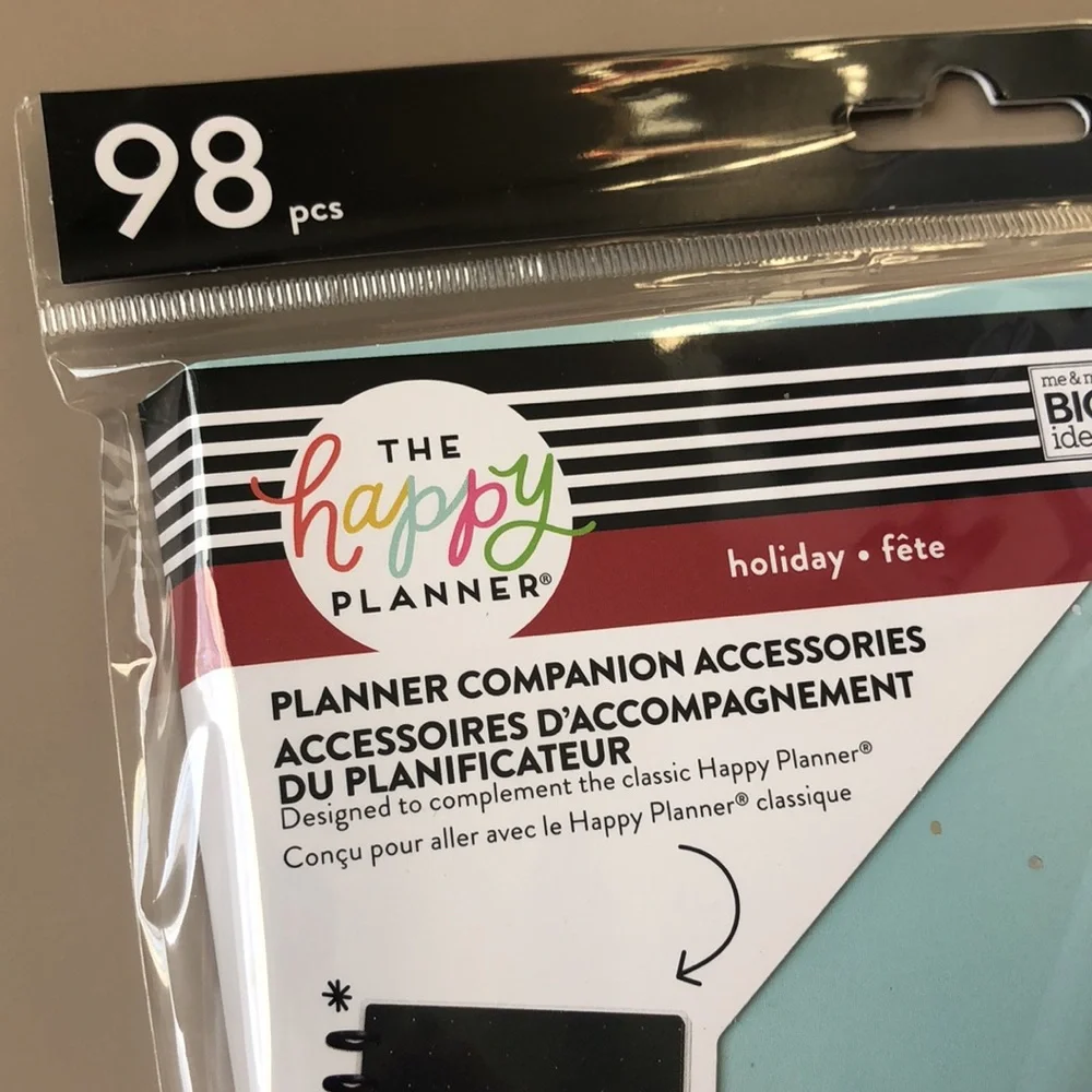 NWT Happy Planner Classic Planner Holiday Planner Companion Accessories